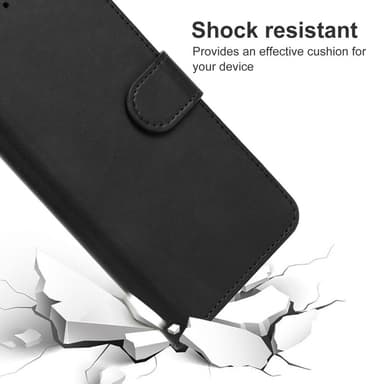 SKALO Motorola Edge 40 5G Premium Plånboksfodral - Svart