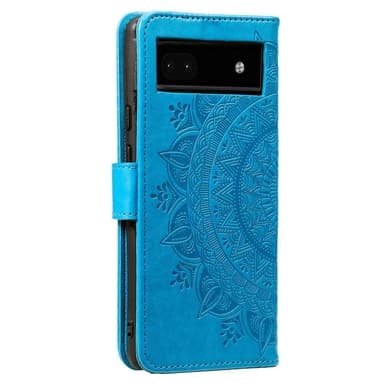 SKALO Google Pixel 7a Mandala Plånboksfodral - Blå