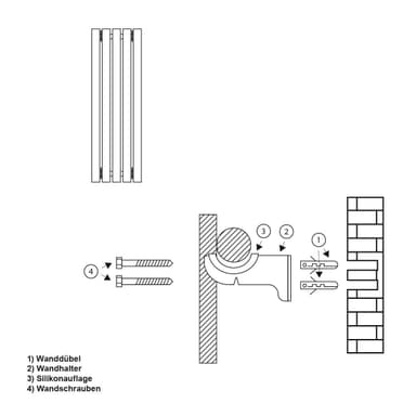 480x1800 mm STELLA designradiatorer panelradiatorer Element Element WHITE