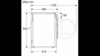 Bosch torktumlare WTR86T9ESN (vit)