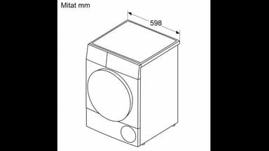 Bosch torktumlare WTR86T9ESN (vit)