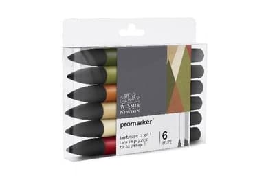 Winsor Promarker set 6st, Landscape 1