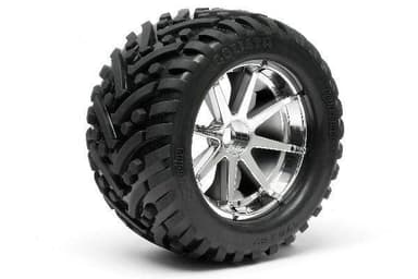 Mounted Goliath Tire 178X97Mm On Blast Wheel Crm