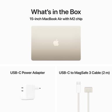 MacBook Air 15 M2/8/512 2023 (Starlight)