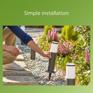 Philips GardenLink LV Utrecht piedestal utomhusbelysningssats 24 W 3-pack