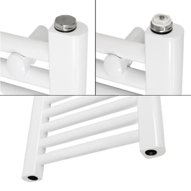Handduks radiator med värmeelement 1200 W ECD Germany Modell Sahara 300 x 1400