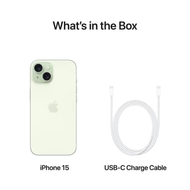 iPhone 15 – 5G smartphone 256GB grön