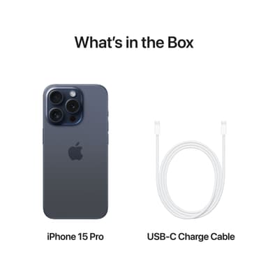 iPhone 15 Pro 5G smartphone 1TB blå titan
