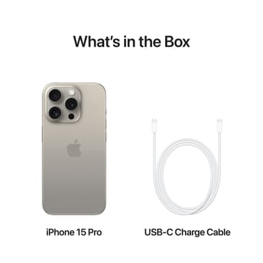 iPhone 15 Pro 5G smartphone 1TB naturlig titan