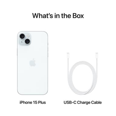 iPhone 15 Plus – 5G smartphone 128GB blå