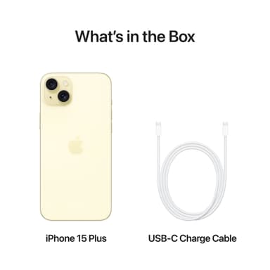 iPhone 15 Plus – 5G smartphone 128GB gul