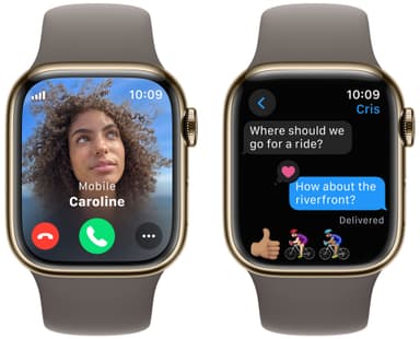 Apple Watch S9 41mm GPS+CEL (Gold Stainless/Clay sportband) S/M