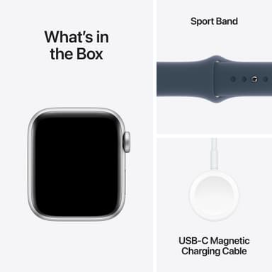 Apple Watch SE 2nd Gen 40mm LTE (Silver Alu/Storm blue sportband S/M)