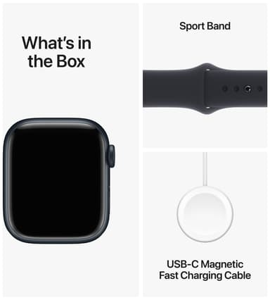Apple Watch S9 41mm GPS (Midnight Alu/Midnight sportband) S/M