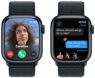 Apple Watch S9 41mm GPS+CEL (Midnight Alu/Midnight sportloop)