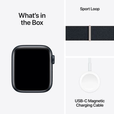 Apple Watch SE 2nd Gen 40mm GPS (Midnight Alu/Midnight sportloop)