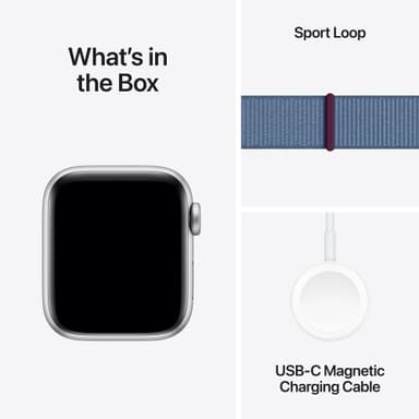 Apple Watch SE 2nd Gen 40mm GPS (Silver Alu/Winter blue sportloop)