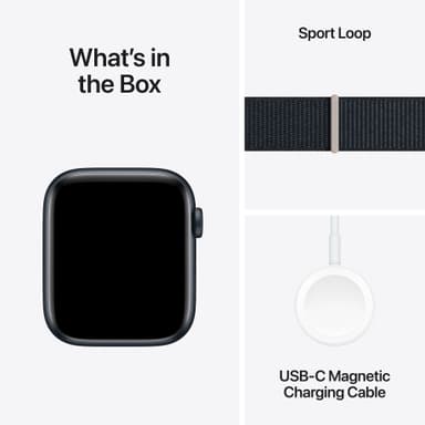 Apple Watch SE 2nd Gen 44mm GPS (Midnight Alu/Midnight sportloop)