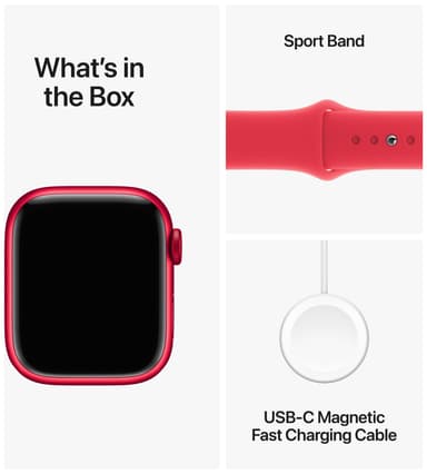 Apple Watch S9 41mm CEL (PRODUCT)RED Alu/(PRODUCT)RED sportband) M/L