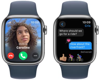 Apple Watch S9 41mm GPS+CEL (Silver SS/Storm Bluet sportband) M/L