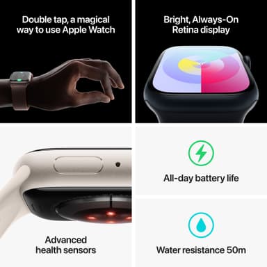 Apple Watch S9 45mm GPS+CEL (Silver Stainless/Silver Milanese Loop)