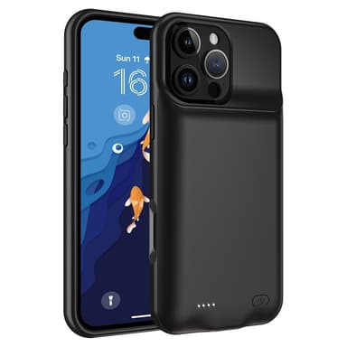 För iPhone 16 Pro Max 7000mAh Uppladdningsbart Batteri Skal Laddningsfodral Powerbank