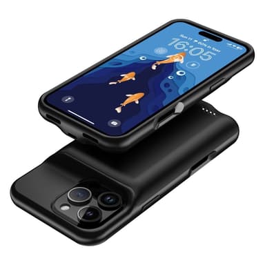 För iPhone 16 Pro Max 7000mAh Uppladdningsbart Batteri Skal Laddningsfodral Powerbank