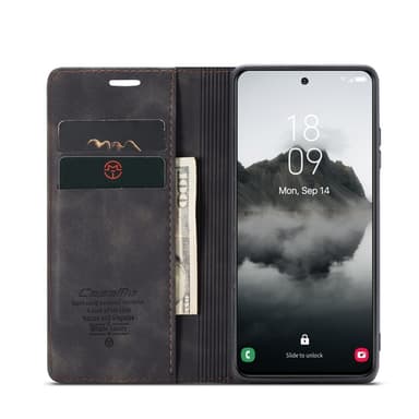 CASEME Plånboksfodral Samsung Galaxy S24 FE - Svart