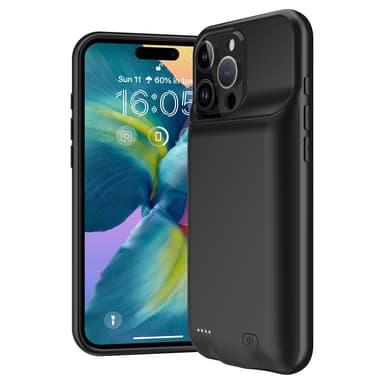 För iPhone 16 Pro Max 7000mAh Uppladdningsbart Batteri Skal Laddningsfodral Powerbank