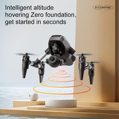Drone Drönare Dubbla kameror dubbla batterier Altitude Hold One-Key Return