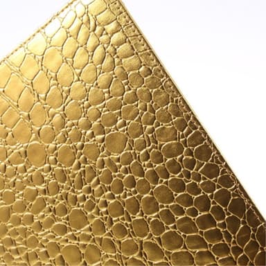Fodral iPad Air / iPad 9.7 2017 & 2018 360 rotation Krokodil Guld