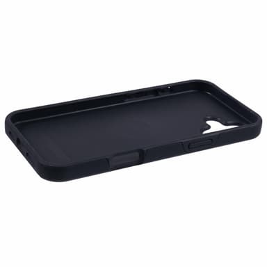 Till iPhone 16 Plus Hybrid skal med Finger Ring - Svart
