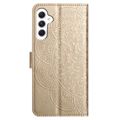Till Samsung Galaxy A16 5G / A16 4G Fodral med Kortfack och Mandalamönster