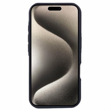 Till iPhone 16 Plus Hybrid skal med Finger Ring - Svart