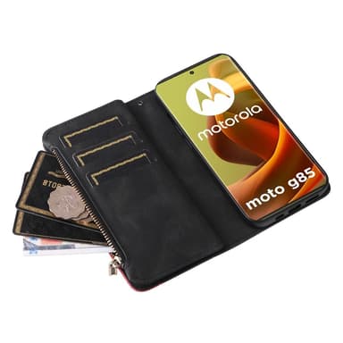 KS Plånboksfodral till Motorola Moto G85 - Svart