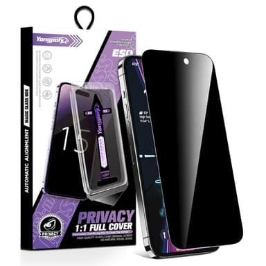 För iPhone 16 Pro Max Anti-spion Privacy Skärmskydd i härdat glas