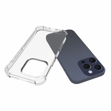 Fodral Skal för iPhone 16 Pro Stötdämpade Förstärkta hörn TPU