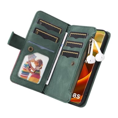 KS Plånboksfodral till Motorola Moto G85 - Grön