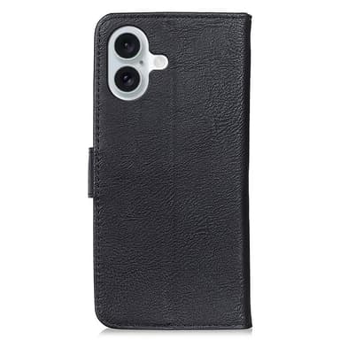 KHAZNEH för iPhone 16 Plus Plånboksfodral - Svart