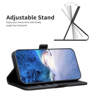 BINFEN Plånboksfodral Motorola Moto G85 - Svart