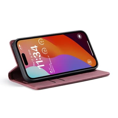 CASEME Plånboksfodral iPhone 16 Pro Max - Röd