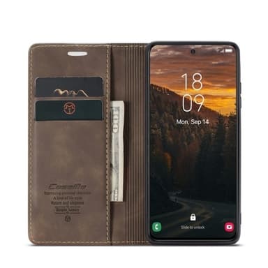 CASEME Plånboksfodral Samsung Galaxy S24 FE - Coffee