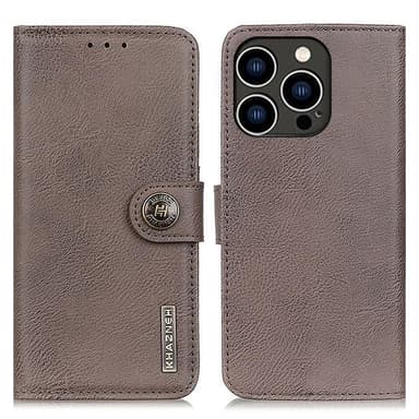 KHAZNEH för iPhone 16 Pro Max Plånboksfodral - Khaki