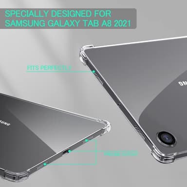 Samsung Galaxy Tab A8 10.5 (2021) TPU Skal - Transparent