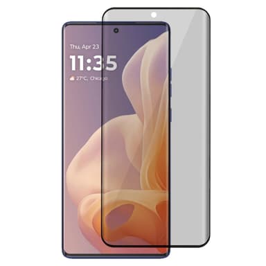 För Motorola Moto G85 5G Anti-Spy Skärmskydd Sidolim Härdat Glasfilm