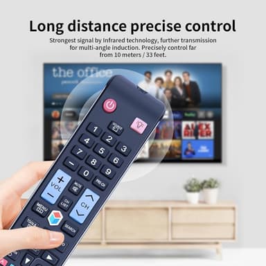 TV fjärrkontroll Ersättning för AA59-00579A Samsung TV