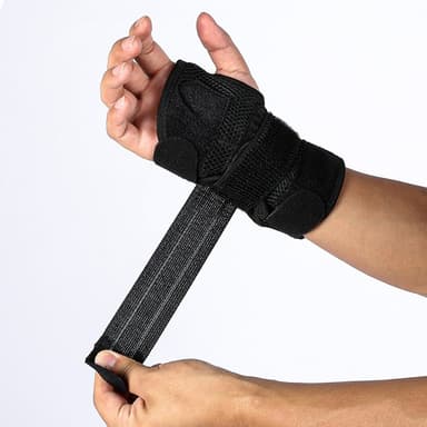 armband handledsstöd aluminiumplatta för karpaltunnel artrit - höger hand