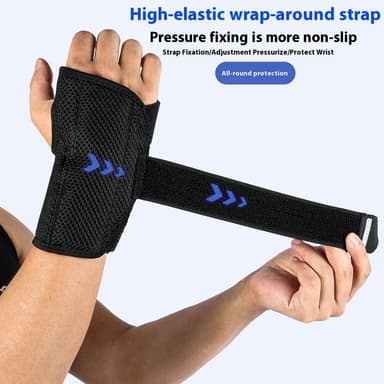 armband handledsstöd aluminiumplatta för karpaltunnel artrit - höger hand