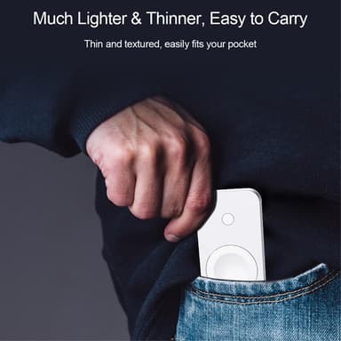 Qi Trådlös Powerbank Till Apple Watch Ultra / Series 8 7 SE 6 5 4 3 2