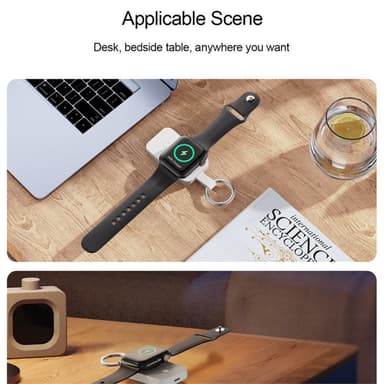 Qi Trådlös Powerbank Till Apple Watch Ultra / Series 8 7 SE 6 5 4 3 2